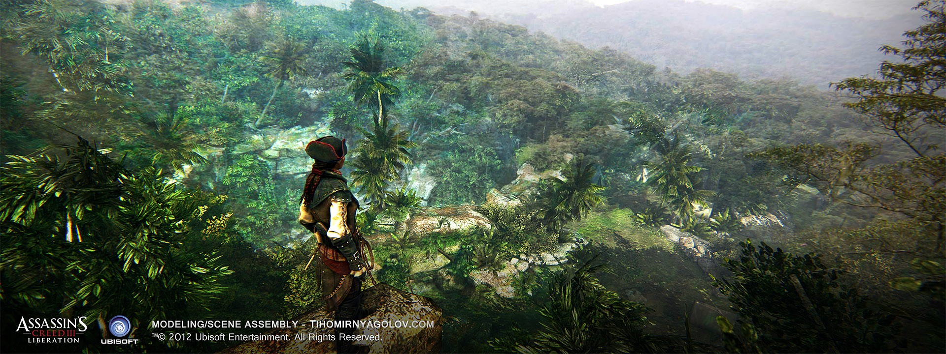 Mayan jungle environment concept with original artist credits