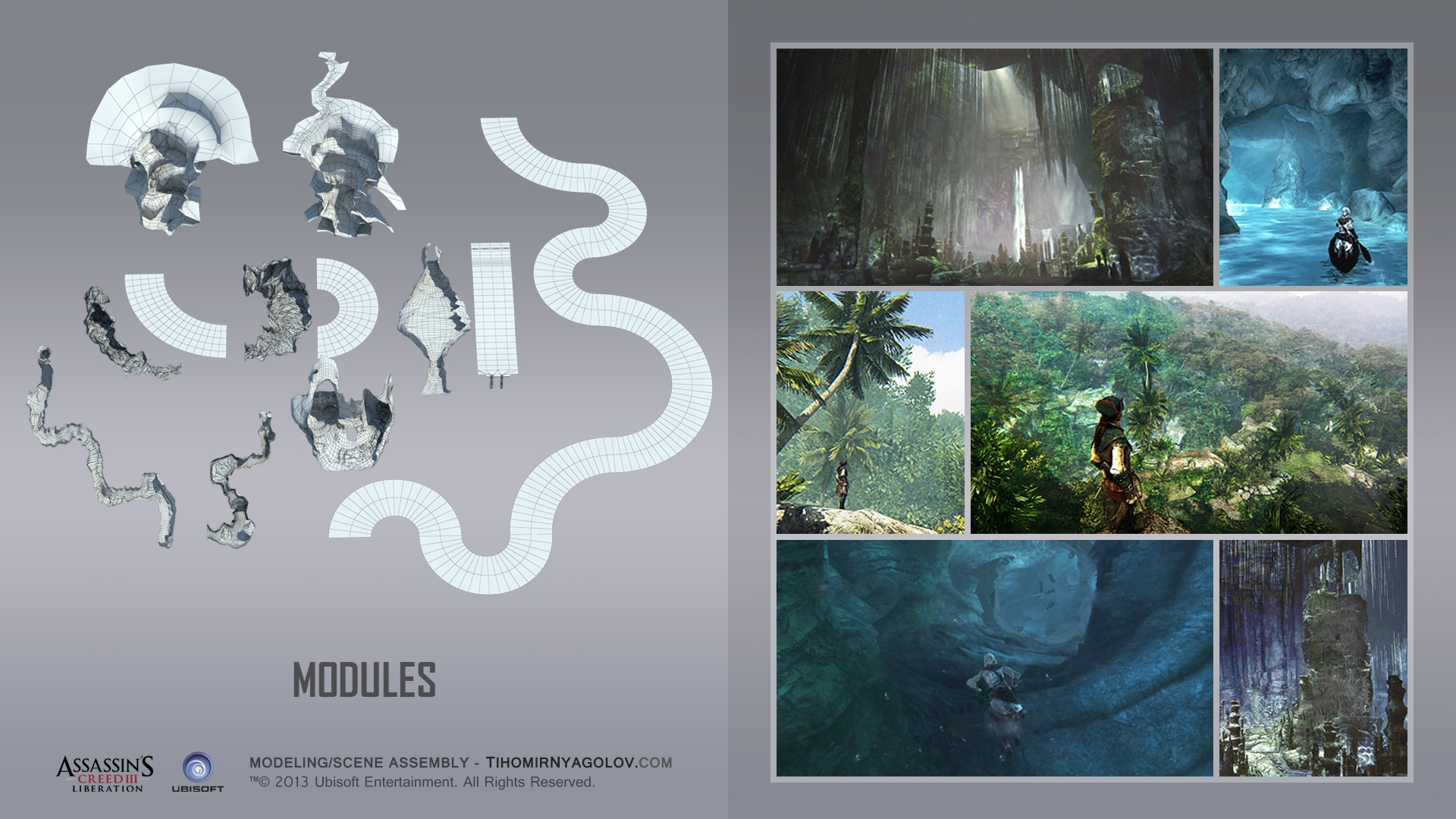 Mayan modular environment breakdown with original artist credits