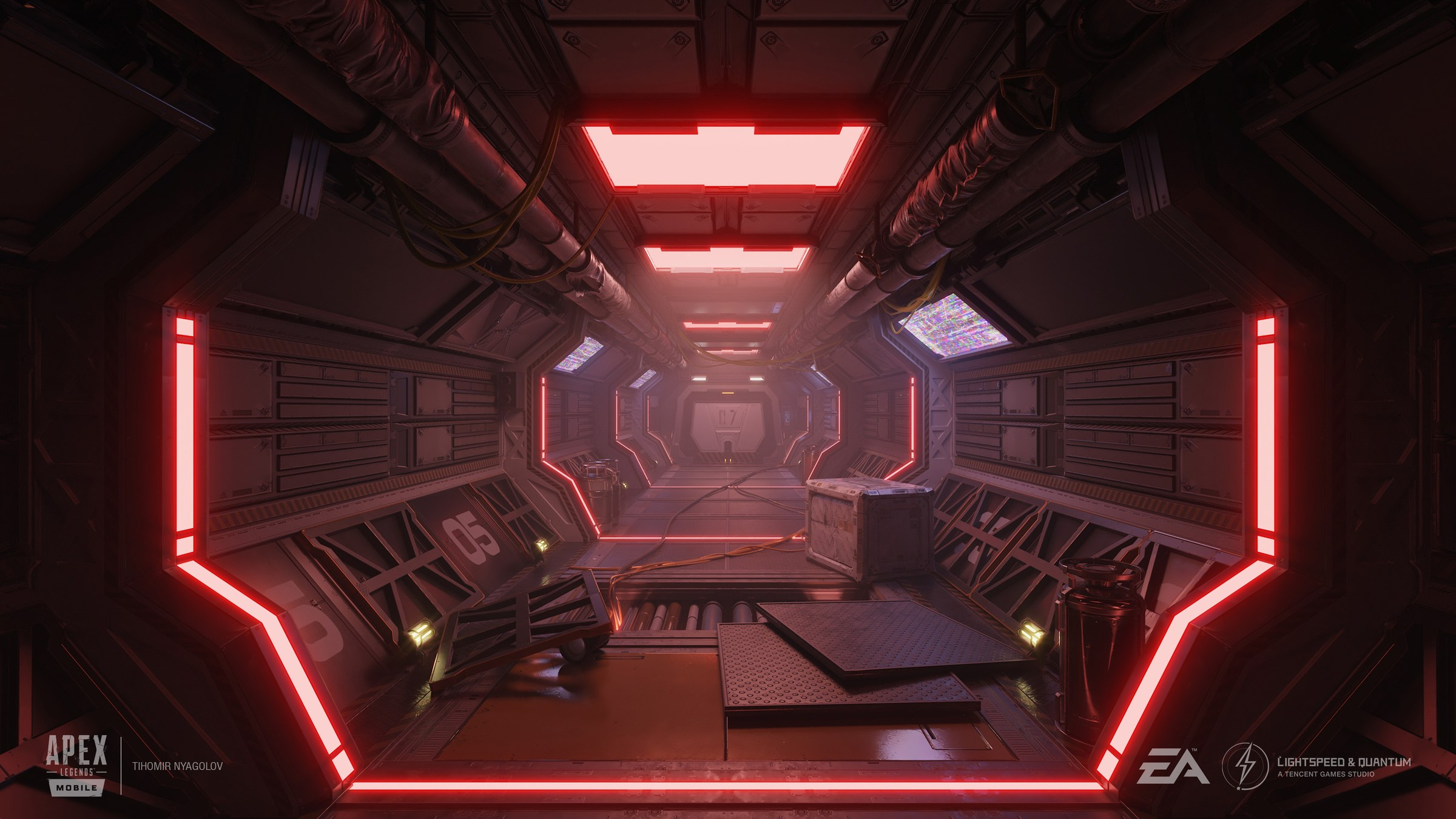 Apex Legends Mobile cinematic corridor
