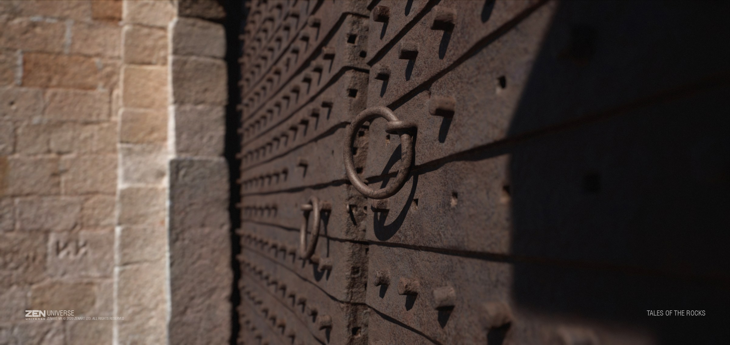 Zen Universe carved doorway detail